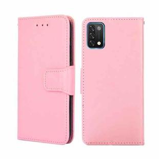 For UMIDIGI A11 Crystal Texture Leather Phone Case(Pink)