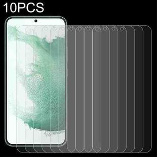 10 PCS 0.18mm 9H 2.5D Tempered Glass Fingerprint Unlock Film For Samsung Galaxy S22+ 5G