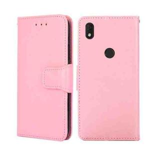 For Alcatel Axel / Lumos Crystal Texture Leather Phone Case(Pink)