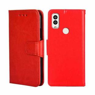 For Kyocera Android One S9/Digno Sanga Edition Crystal Texture Leather Phone Case(Red)