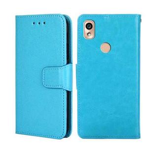 For Kyocera KY-51B Crystal Texture Leather Phone Case(Sky Blue)