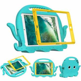 Octopus EVA Shockproof Tablet Case with Screen Film & Shoulder Strap For iPad 9.7 2018 / 2017 / Air 2 / Air / Pro 9.7(Glacier Green)