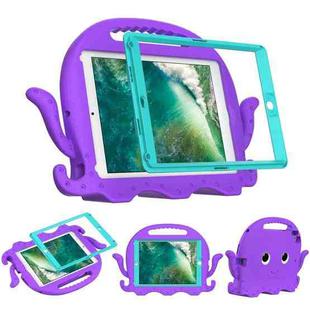 Octopus EVA Shockproof Tablet Case with Screen Film & Shoulder Strap For iPad 9.7 2018 / 2017 / Air 2 / Air / Pro 9.7(Purple)