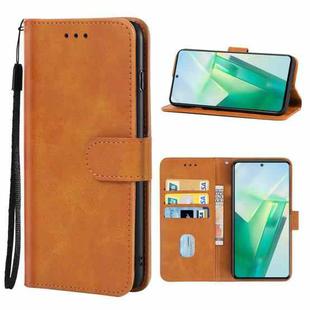 For vivo T2 Leather Phone Case(Brown)