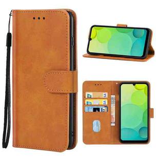 For Ulefone Note 6T Leather Phone Case(Brown)