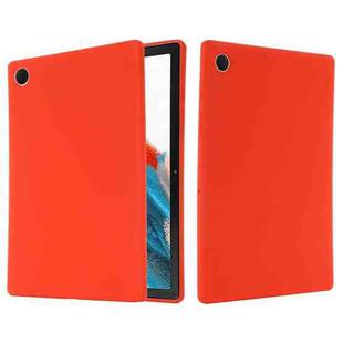 For Samsung Galaxy Tab A8 10.5 2021 Solid Color Liquid Silicone Shockpoof Tablet Case(Red)