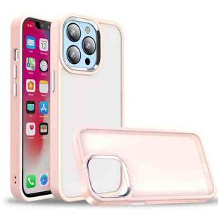 For iPhone 13 Pro Charm Pupil Frosted Skin Feel Phone Case (Pink)