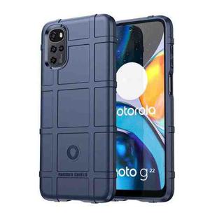 For Motorola Moto E32 Full Coverage Shockproof TPU Phone Case(Blue)