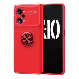 For OPPO K10 Pro Metal Ring Holder TPU Phone Case(Red)