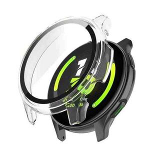 For OPPO Realme Watch T1 PC + Tempered Glass Watch Protective Case(Transparent)