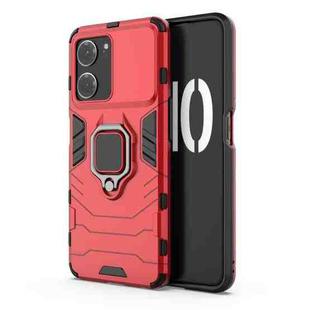 For OPPO K10 Magnetic Ring Holder PC + TPU Phone Case(Red)