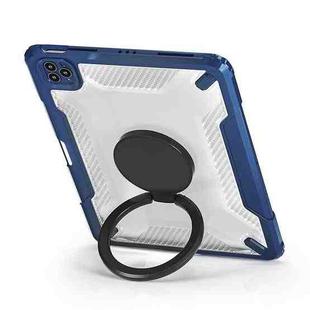 WIWU Mecha Tablet Protective Case with Rotating Bracket For iPad 10.2 2021 & 2020 & 2019 /  Pro 10.5 2019(Blue)