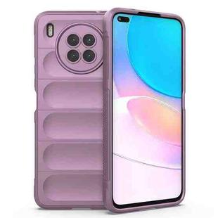 For Huawei Nova 8i Magic Shield TPU + Flannel Phone Case(Purple)