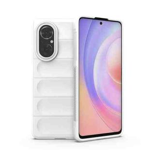 For Huawei Nova 9 SE/Honor 50 SE Magic Shield TPU + Flannel Phone Case(White)