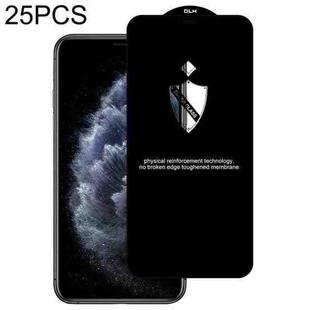 For iPhone 11 Pro / XS / X 25pcs Shield Arc Tempered Glass Film