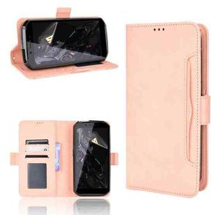 For Oukitel WP18 Skin Feel Calf Texture Card Slots Leather Phone Case(Pink)