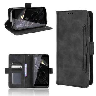 For Oukitel WP18 Skin Feel Calf Texture Card Slots Leather Phone Case(Black)