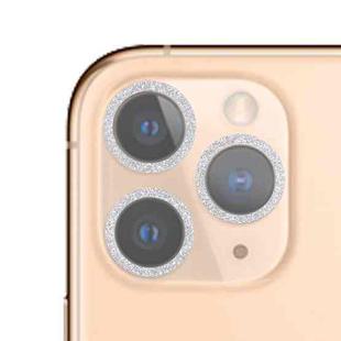 Glitter Ring Tempered Glass Camera Lens Film For iPhone 11 Pro / 11 Pro Max(Silver)