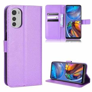 For Motorola Moto E32 4G Diamond Texture Leather Phone Case(Purple)