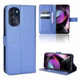 For Motorola Moto G 5G 2022 Diamond Texture Leather Phone Case(Blue)