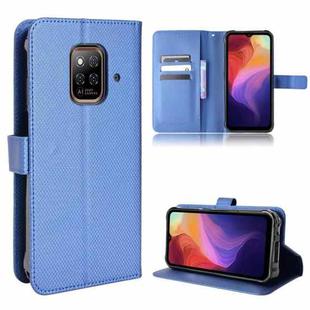 For Ulefone Power Armor 14 / 14 Pro Diamond Texture Leather Phone Case(Blue)