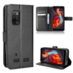 For Ulefone Armor X10 / X10 Pro Diamond Texture Leather Phone Case(Black)