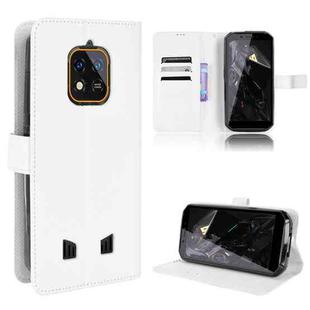 For Oukitel WP18 Diamond Texture Leather Phone Case(White)