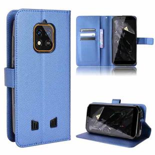 For Oukitel WP18 Diamond Texture Leather Phone Case(Blue)