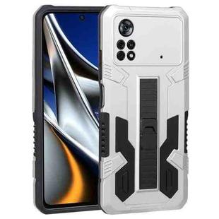 For Xiaomi Poco X4 Pro 5G All Inclusive Double-color TPU + PC Phone Case(Silver)