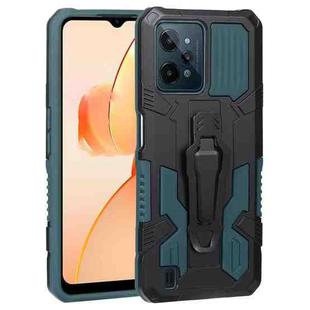 For OPPO Realme C31 Armor Warrior PC + TPU Phone Case(Green)