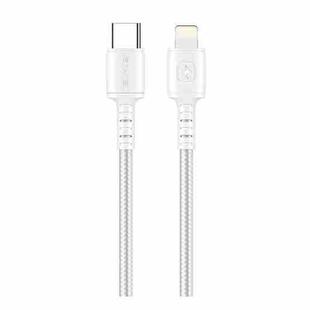 awei CL-118L 20W Type-C / USB-C to 8 Pin Fast Charging Data Cable, Length: 1m(White)