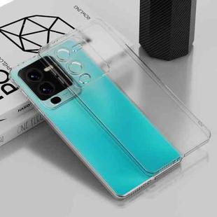 For vivo S15 Electroplated Frosted Phone Case(Transparent)