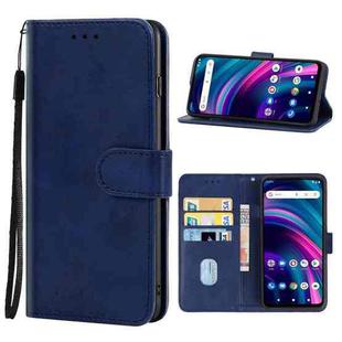 For BLU G91s Leather Phone Case(Blue)