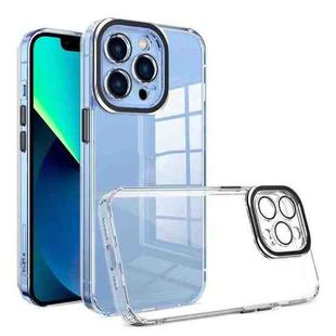 TPU + Acrylic Transparent Phone Case with Lens Film For iPhone 11 Pro(Black)