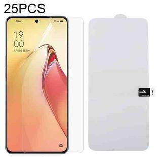 25 PCS Full Screen Protector Explosion-proof Hydrogel Film For OPPO Reno8 Pro+