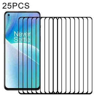 25 PCS Full Glue Cover Screen Protector Tempered Glass Film For OnePlus Nord 2T / Nord 2 5G