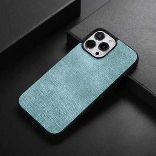 For iPhone 13 Pro Max Brugg Texture PU+TPU+PC Shockproof Phone Case  (Light Green)