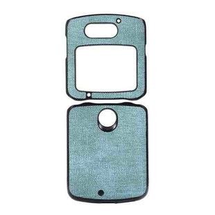 For Motorola Razr 5G Brugg Texture PU+TPU+PC Shockproof Phone Case(Light Green)