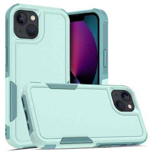 For iPhone 13 PC + TPU Phone Case(Light Green)