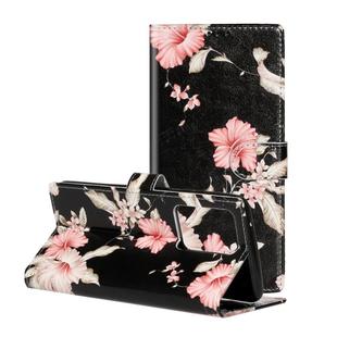For Galaxy S20+ Colored Drawing Marble Pattern Horizontal Flip PU Leather Case with Holder & Card Slots & Wallet(Azalea)
