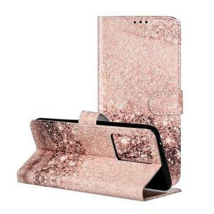 For Galaxy S20 Ultra Colored Drawing Marble Pattern Horizontal Flip PU Leather Case with Holder & Card Slots & Wallet(Rose Gold)