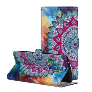 For Galaxy S20+ Oil Embossed Coloured Drawing Pattern Horizontal Flip PU Leather Case with Holder & Card Slots & Wallet(Half Sunflower)