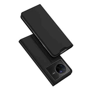 For vivo X80 DUX DUCIS Skin Pro Series PU + TPU Leather Phone Case(Black)
