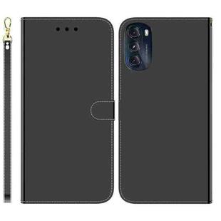 For Motorola Moto G 2022 Imitated Mirror Surface Leather Phone Case(Black)