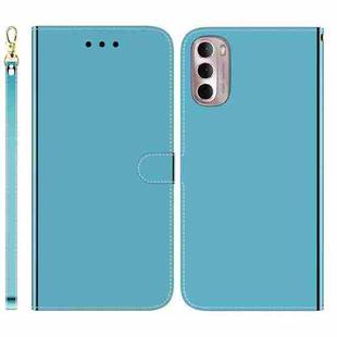 For Motorola Moto G Stylus 4G 2022 Imitated Mirror Surface Leather Phone Case(Blue)