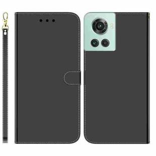 For OnePlus 10R / Ace Imitated Mirror Surface Leather Phone Case(Black)