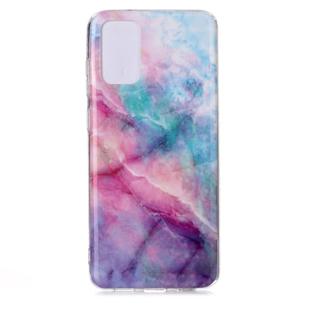 For Galaxy S20 Ultra Coloured Drawing Pattern IMD Workmanship Soft TPU Protective Case(Pink Sky)