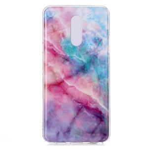 For LG Stylo 5 Coloured Drawing Pattern IMD Workmanship Soft TPU Protective Case(Pink Sky)