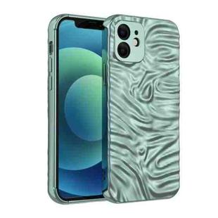 Wave Electroplating TPU Phone Case For iPhone 12(Sierra Blue)