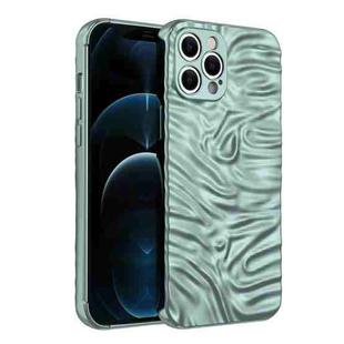 Wave Electroplating TPU Phone Case For iPhone 12 Pro Max(Sierra Blue)